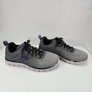 Skechers Lite-Weight Athletic Mesh Sneakers‎ Running Training Gray Blue US 11